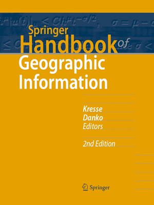 cover image of Springer Handbook of Geographic Information